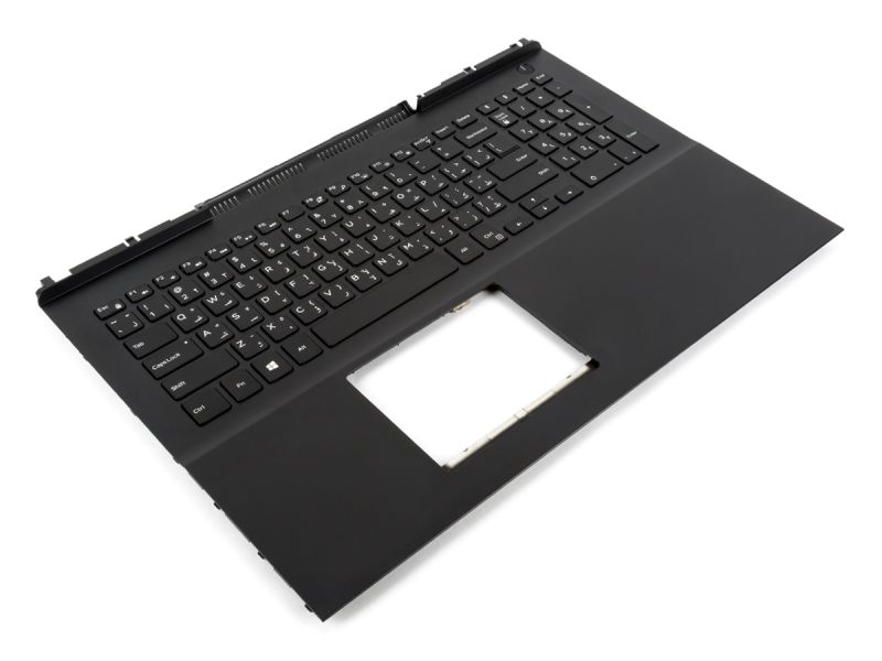 Dell Inspiron 7566/7567 Palmrest & ARABIC Backlit Keyboard - 0MDC8K + 0H1MH8