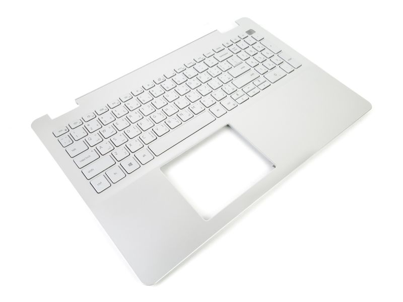 Dell Inspiron 5584 Silver Palmrest & ARABIC Backlit Keyboard - 0DFX5J + 0CT4N9