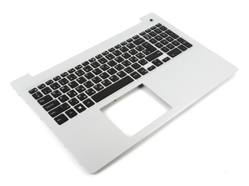 Dell Inspiron 5570/5575 Silver Palmrest & HUNGARIAN Backlit Keyboard - 0M1FJK / 0MR2KH + 0TJRHX