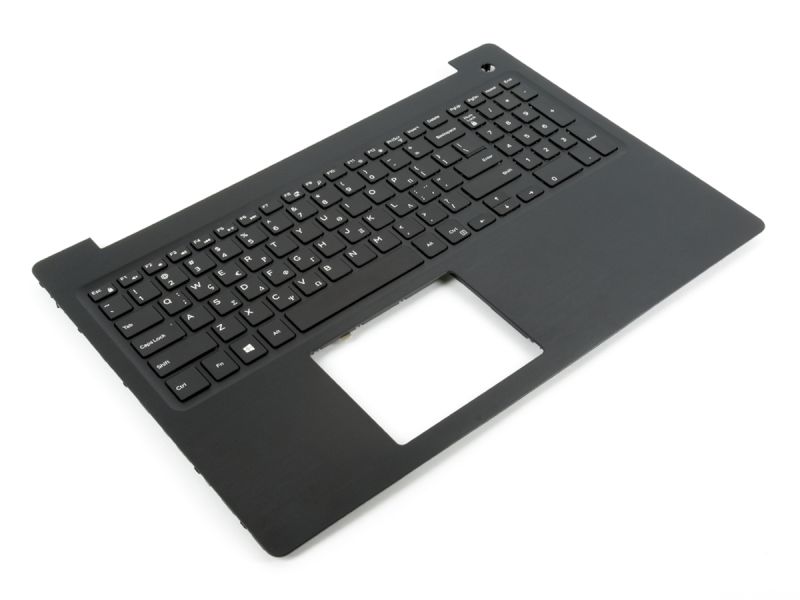 Dell Inspiron 5570/5575 Black Palmrest & GREEK Keyboard - 0V1H3J / 08D7T9 + 01DGFC