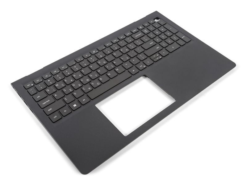 Dell Inspiron 3510/3511/3515/3520/3525 Palmrest & GREEK Keyboard - 054WVM (0CHMP) - Black