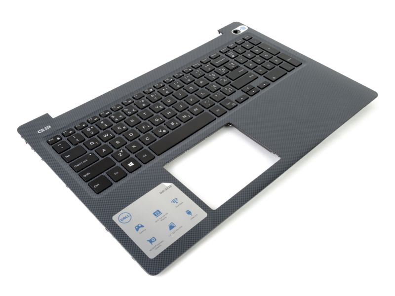 Dell G3-3579 Black Palmrest & SOUTH SLAVIC Backlit Keyboard - 0N4HJH + 0GGVTH