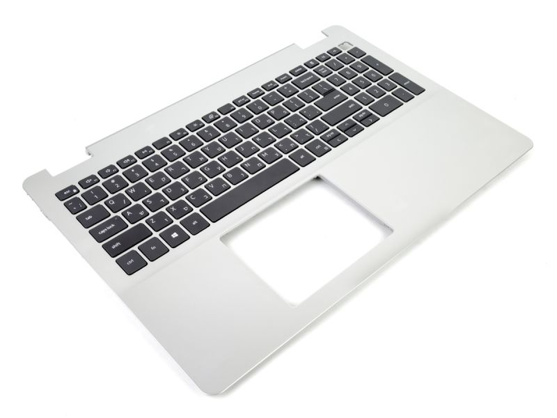 Dell Inspiron 5584 Silver Palmrest & HEBREW Keyboard - 0DFX5J + 0DJ5CY