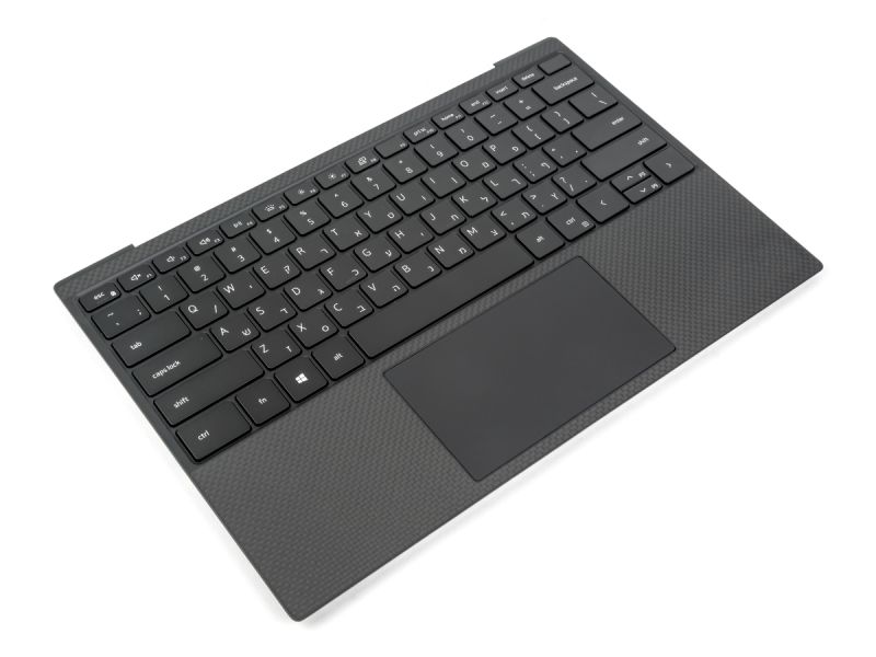 Dell XPS 9300/9310 Palmrest/Touchpad & HEBREW Backlit Keyboard - 0Y75C4 + 05F5HF (65GJH)