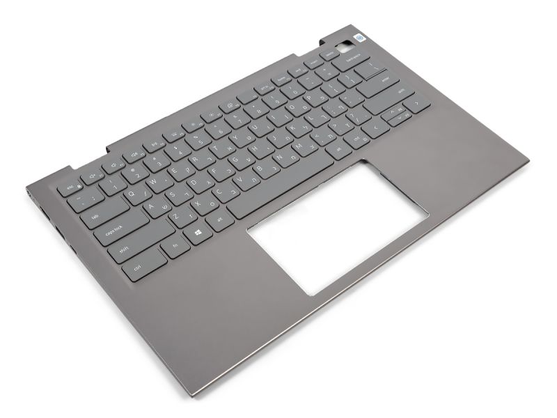 Dell Inspiron 5410 2-in-1 Palmrest & HEBREW Backlit Keyboard - 04GR69 + 0FK1C1 (PTWP2)