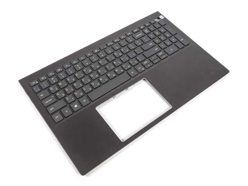 Dell Vostro 5501/5502 Palmrest & HEBREW Backlit Keyboard - 0W7PK2 + 02WWDH (44D1T)