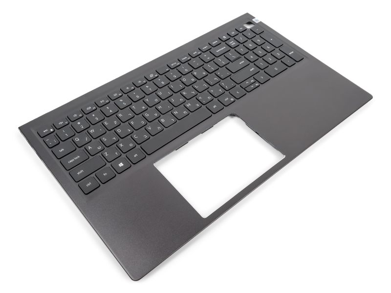 Dell Vostro 5510/5515 USB-C Palmrest & HEBREW Backlit Keyboard - 0JVYYX + 05HKR6 (KTM32)