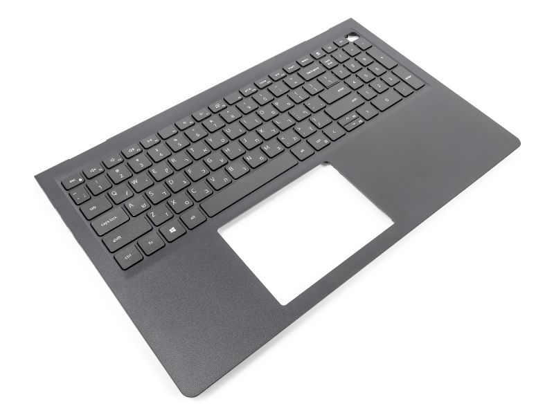 Dell Vostro 3510/3515/3520/3525 Palmrest & HEBREW Keyboard - 0TPXKP (T1W33) - Black
