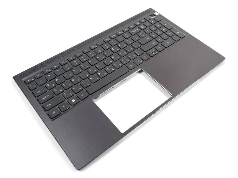 Dell Vostro 7510 Palmrest & HEBREW Backlit Keyboard - 0XV1DW + 05HKR6 (DHXJJ)