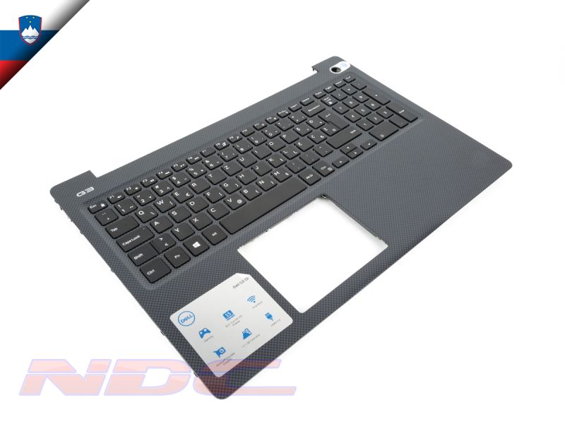 N4HJH 0J7N4G Dell G3 15-3579 Black Palmrest & SLOVENIAN Keyboard 0N4HJH 0J7N4G