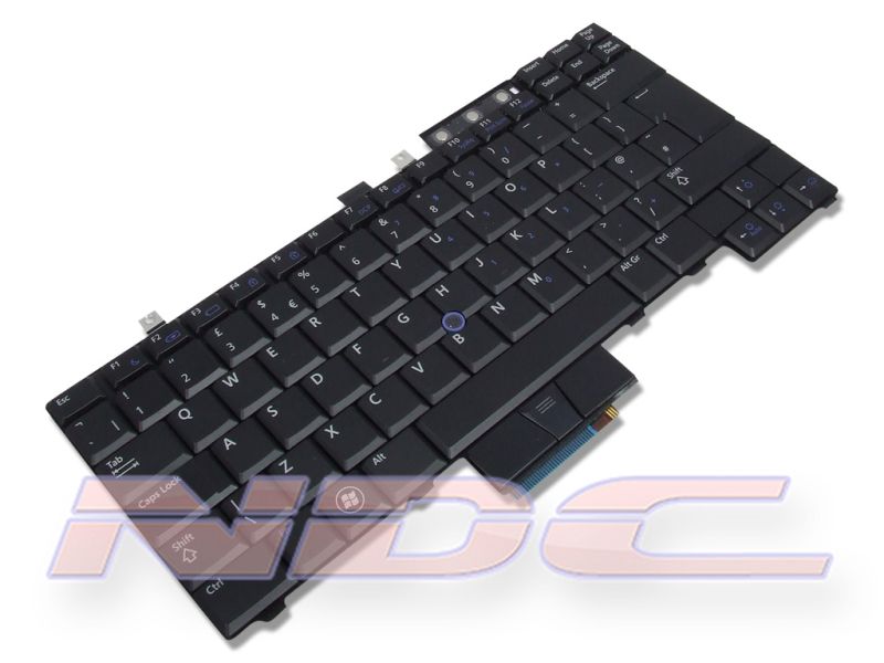 PTP49 Dell Latitude E5400/E5410/E5500/E5510 UK ENGLISH Dual Point Backlit Keyboard - 0PTP490