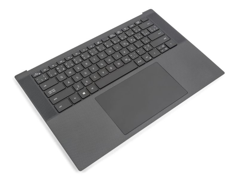 Dell XPS 9500/9510/9520 Palmrest, Touchpad & FRENCH CANADIAN Backlit Keyboard - 0DKFWH + 059JH2