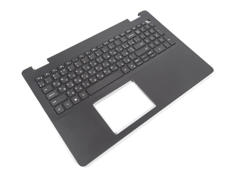 Dell Inspiron 3501/3502/3505 Black Palmrest & UKRAINIAN Keyboard - 033HPP + 0FWNJ1 (1YT71)
