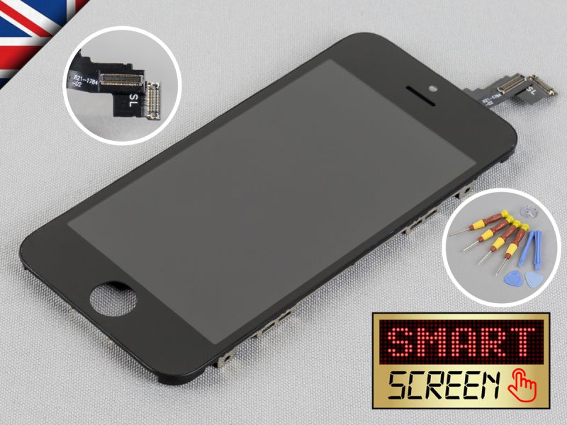 Apple iPhone 5c LCD Touch Screen display Digitizer replacement Black + Tool Kit