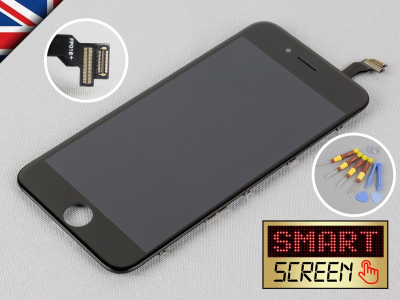Apple iPhone 6 LCD Touch Screen display Digitizer replacement Black + Tool Kit