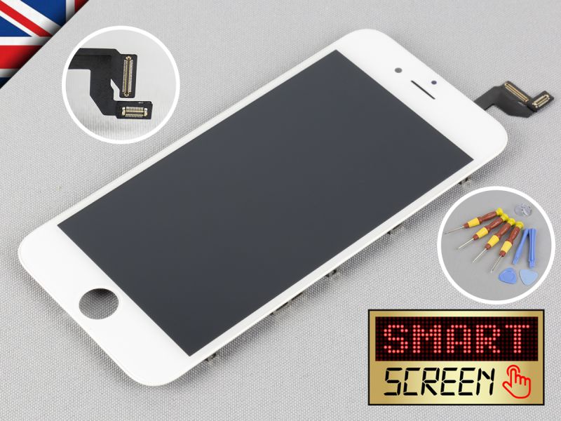 Apple iPhone 6S LCD Touch Screen display Digitizer replacement White + Tool Kit 