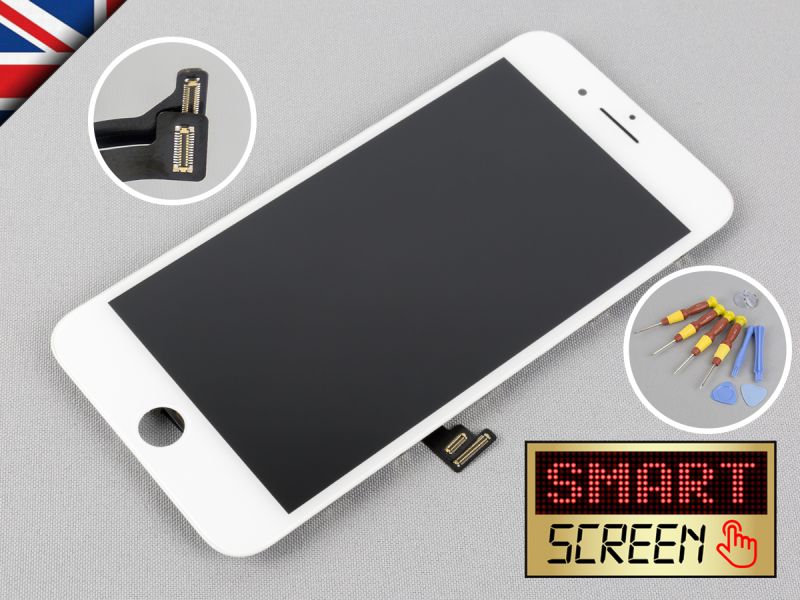 Apple iPhone 7 Plus LCD Touch Screen display Digitizer replacement White + Tool Kit