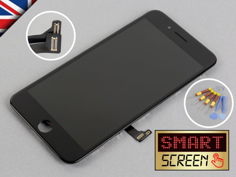 Apple iPhone 8 Plus LCD Touch Screen display Digitizer replacement Black + Tool Kit