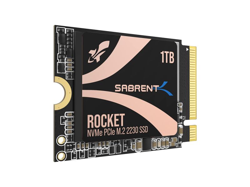 1TB Sabrent Rocket 2230 NVME Gen4 SSD Drive