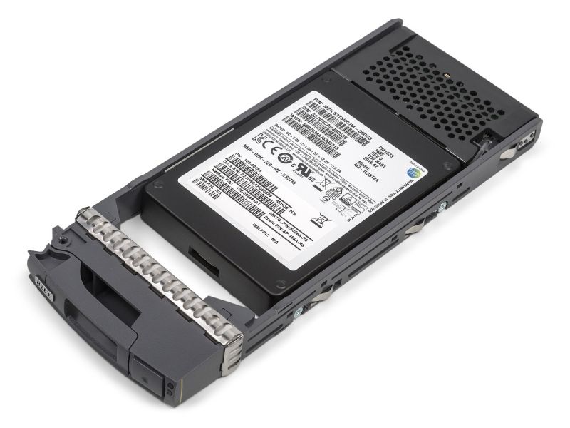 3.84TB NetApp SP-356A-R6 2.5" 12G SAS SSD Drive with Caddy 108-00468 (Min 90% health)