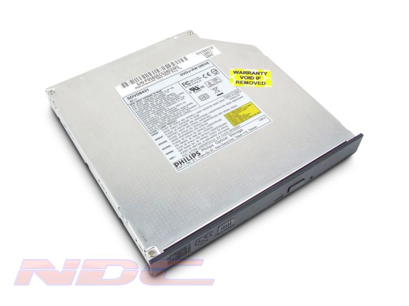 Philips Tray Load 12.7mm  IDE DVD+RW Drive With Universal Bezel - SDVD8431 