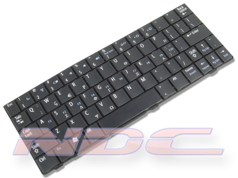 T049J Dell Inspiron Mini 9-910 / Vostro A90 GREEK Laptop/Netbook Keyboard - 0T049J0