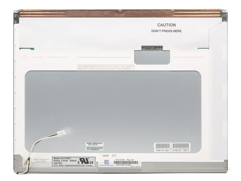 Chi Mei 14.1" XGA Matt CCFL LCD Screen 1024 x 768 N14X201 REV.C3 (A)