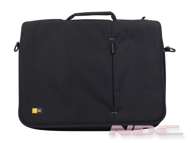 Case Logic VNM-217 17" Black Nylon Blue Interior Notebook Messenger Bag