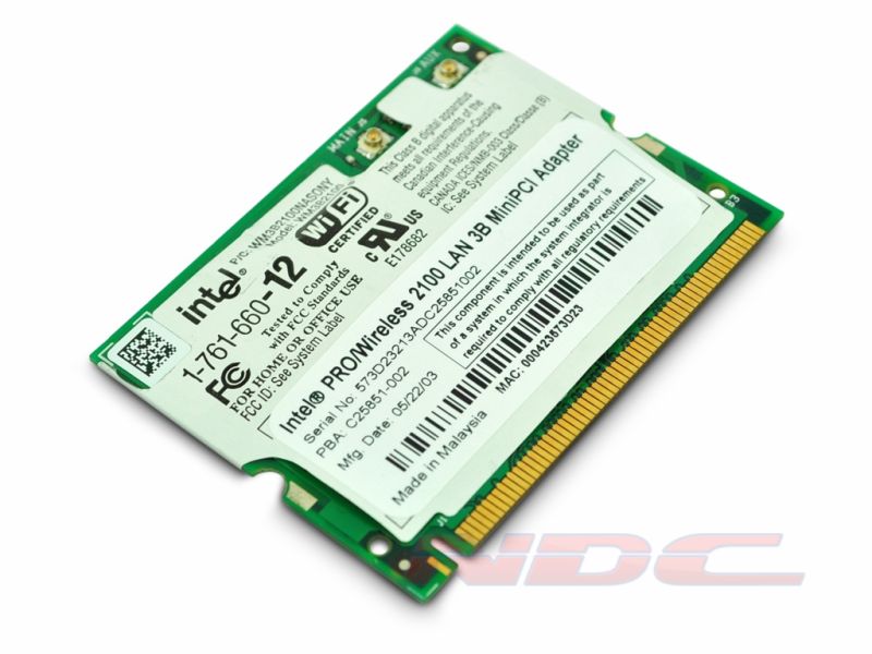 Intel WM3B2100 Mini-PCI Wireless Card 