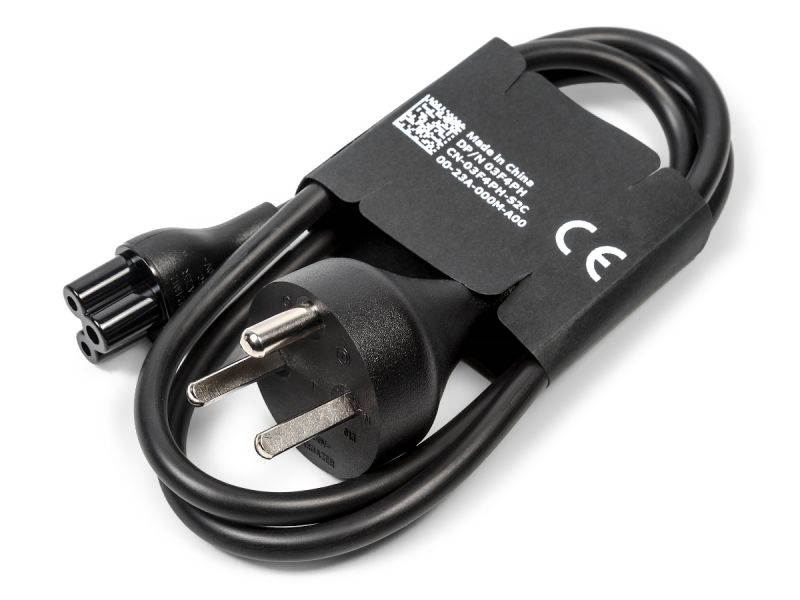 Dell 0.9m (3ft) Danish 3-Pin C5 Clover Power Cable 250V - 03F4PH