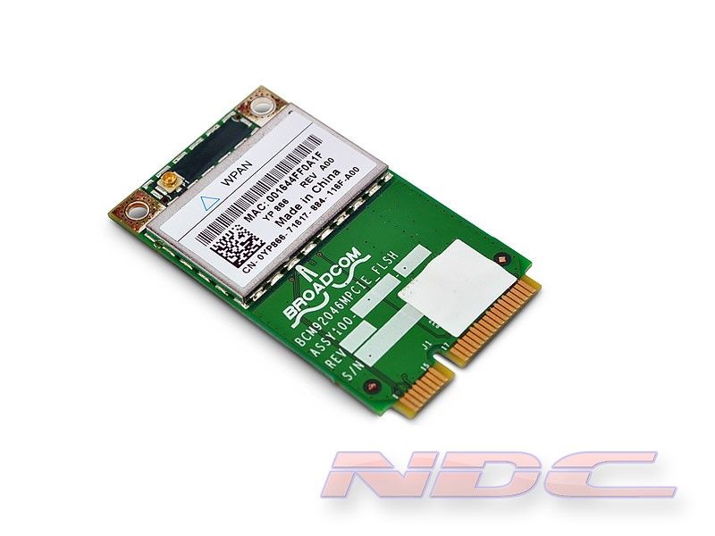 Dell Wireless 370 TrueMobile Bluetooth 2.1+EDR WPAN PCI-Express Mini-Card 0YP866
