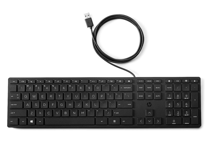 HP Wired Desktop 320K UK English Keyboard