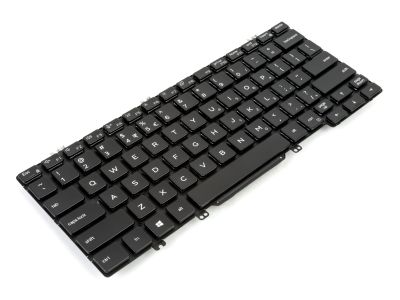 Dell Latitude 7300 / 5300 / 5310 / 2-in-1 US ENGLISH Backlit Laptop Keyboard - 02RDRV