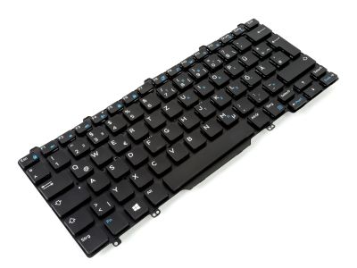 Dell Latitude 3340/3350 Single Point GERMAN Laptop Backlit Keyboard - 0VYN3M