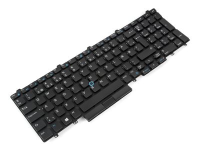 Dell Precision 3510/3520/3530 DANISH Laptop Keyboard - 174P0