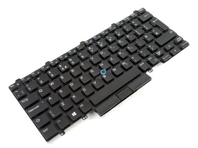 Dell Latitude E5450/E5470/5480/5490 Dual Point UK ENGLISH Backlit Laptop Keyboard - 0K9V28