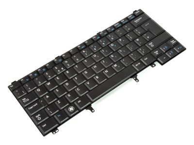 Dell Latitude E6220/E6230 UK ENGLISH Laptop Backlit Keyboard (Blue) - 0CJKX4