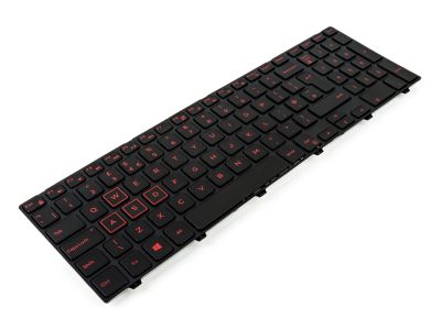 Dell Inspiron 5558/5559/5566/5577 UK ENGLISH Backlit RED Keyboard - 06DJRW