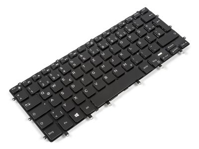 Dell Inspiron 7558/7568 GERMAN Backlit Keyboard - 0HRYDT