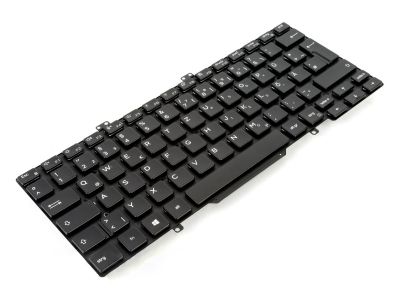 Dell Latitude 5400 / 5401 / 7400 Single Point GERMAN Backlit Laptop Keyboard - 0VWKCT