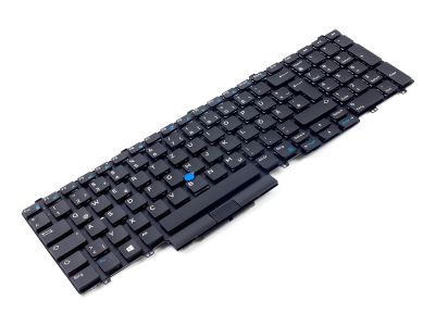 Dell Latitude E5550/E5570/5580/5590 GERMAN Backlit Keyboard - 02R2P6