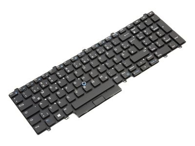 Dell Precision 7510/7520/7710/7720 GERMAN Laptop Keyboard - 1MDFN