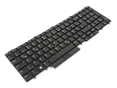 Dell Precision 7530/7540/7730/7740 GERMAN Backlit Laptop Keyboard - 0NMTGD