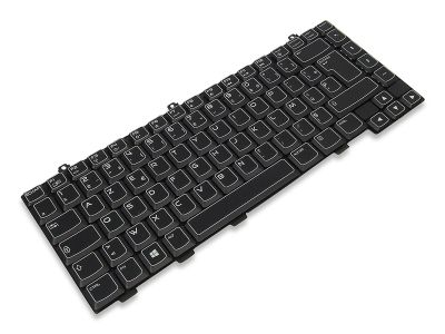 Dell Alienware M14x R1/R2 FRENCH Windows 8/10 Keyboard with AlienFX LED - 084C6V