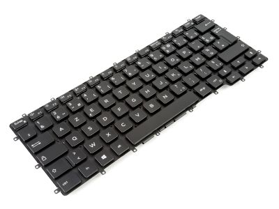 Dell Latitude 7400 / 9410 2-in-1 FRENCH Backlit Laptop Keyboard - 0JXFP7