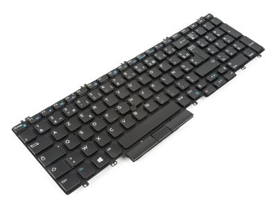 Dell Precision 7530/7540/7730/7740 FRENCH Backlit Laptop Keyboard - 0NHJ6Y 