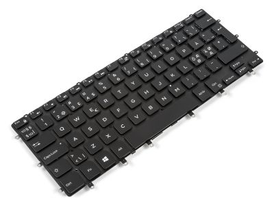 Dell Precision 5510/5520/5530/5540 NORDIC Backlit Keyboard - 0V9353