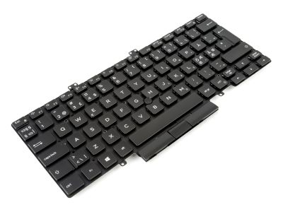 Dell Latitude 5400 / 5401 / 5410 / 5411 Dual Point NORDIC Backlit Laptop Keyboard - 08YPHK 