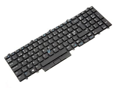 Dell Precision 7510/7520/7710/7720 NORDIC Backlit Laptop Keyboard - 0MFKWK