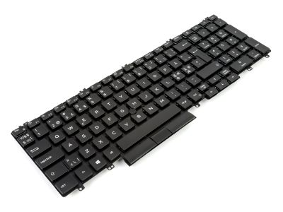 Dell Precision 3540 / 3541 / 3550 / 3551 Dual Point NORDIC Backlit Laptop Keyboard - 0WY2C5 